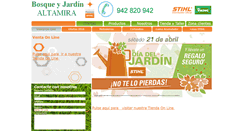 Desktop Screenshot of bosqueyjardinaltamira.com